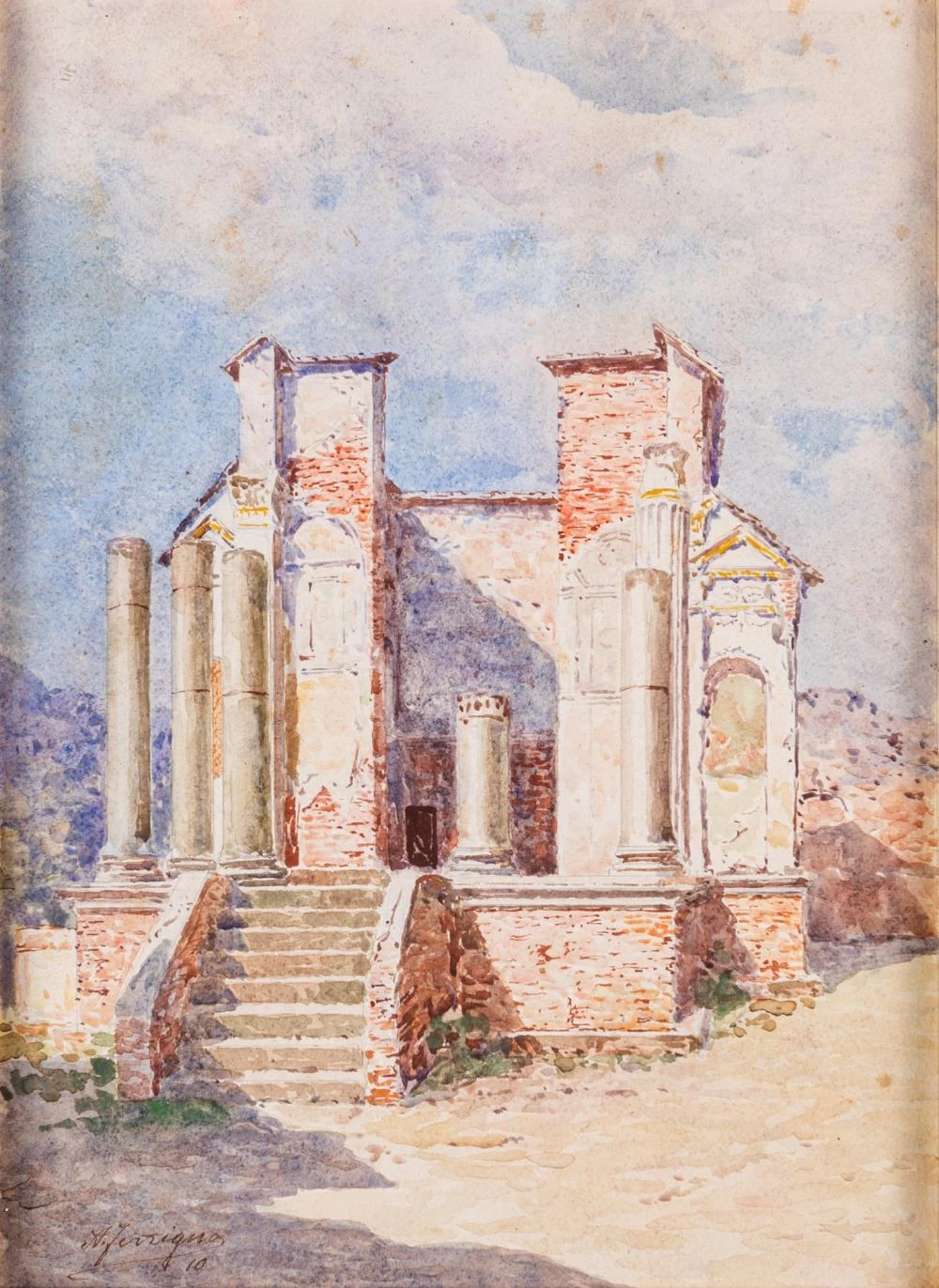 Veduta di Pompei